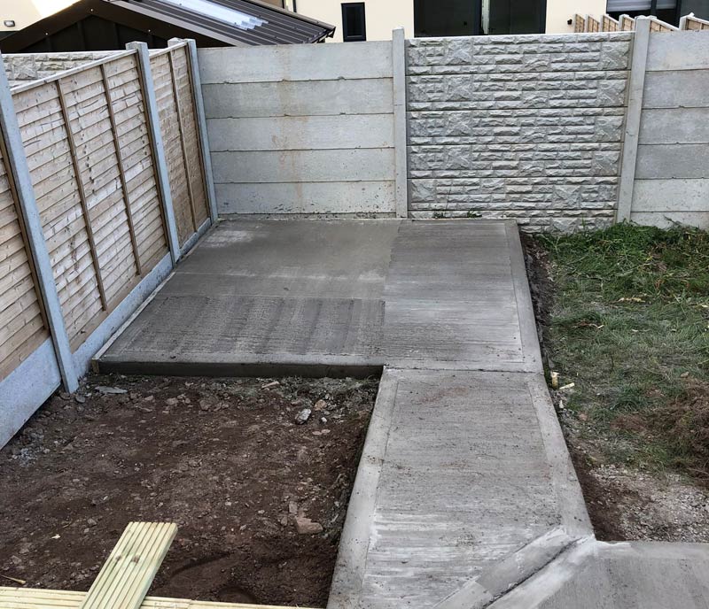 shed concrete bases cork pat’s property maintenance