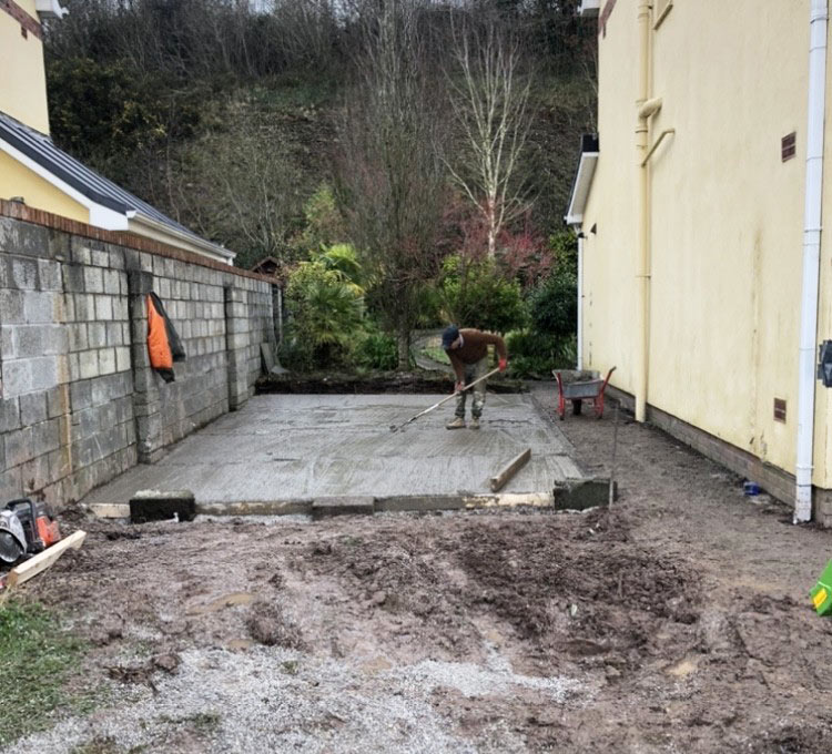 shed concrete bases cork pat’s property maintenance